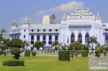 Yangon City Hall, Yangon (Rangoon), Myanmar (Burma), Asia